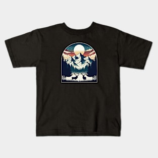 Mountain Deer Kids T-Shirt